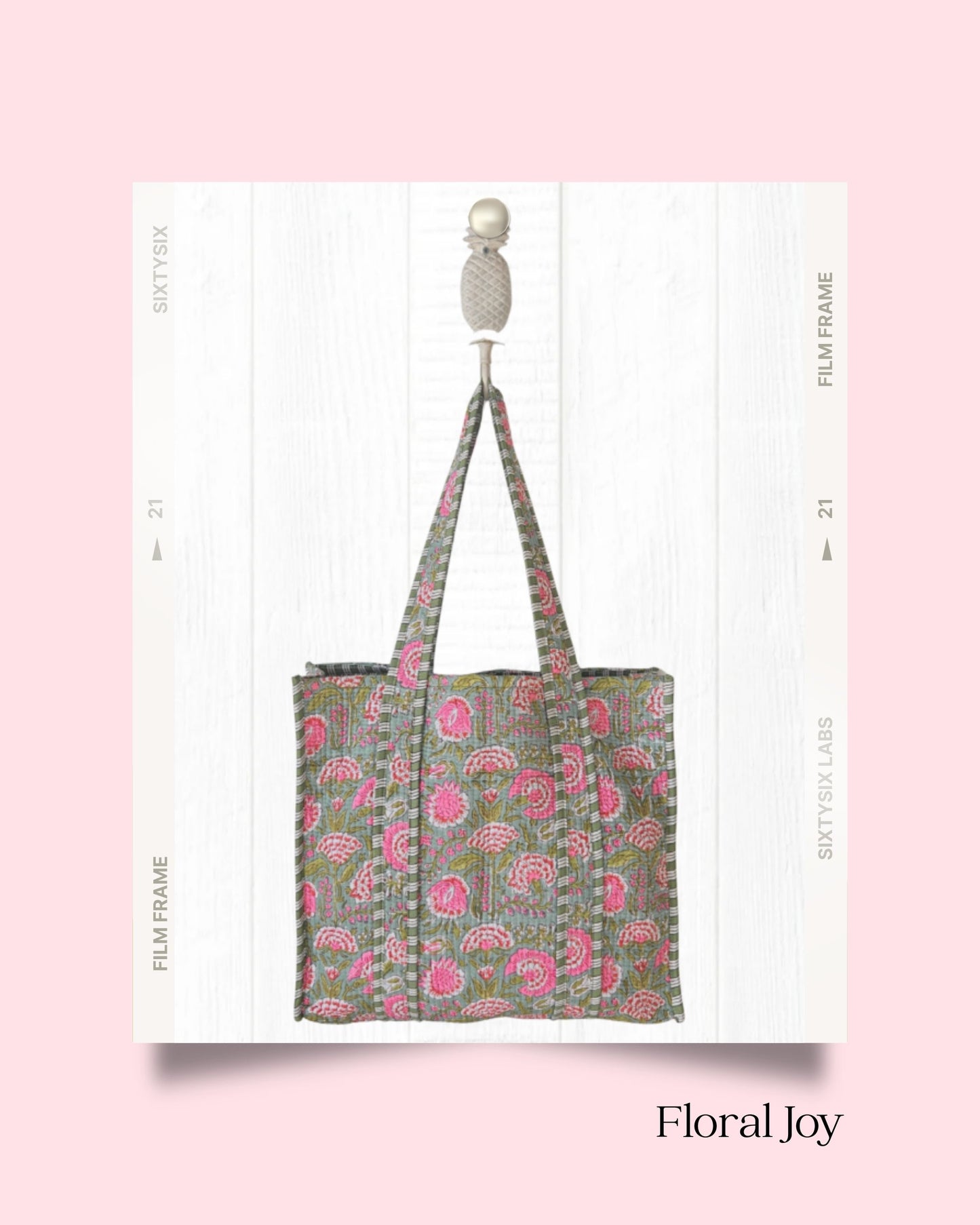 Floral Joy - Open Tote Bag
