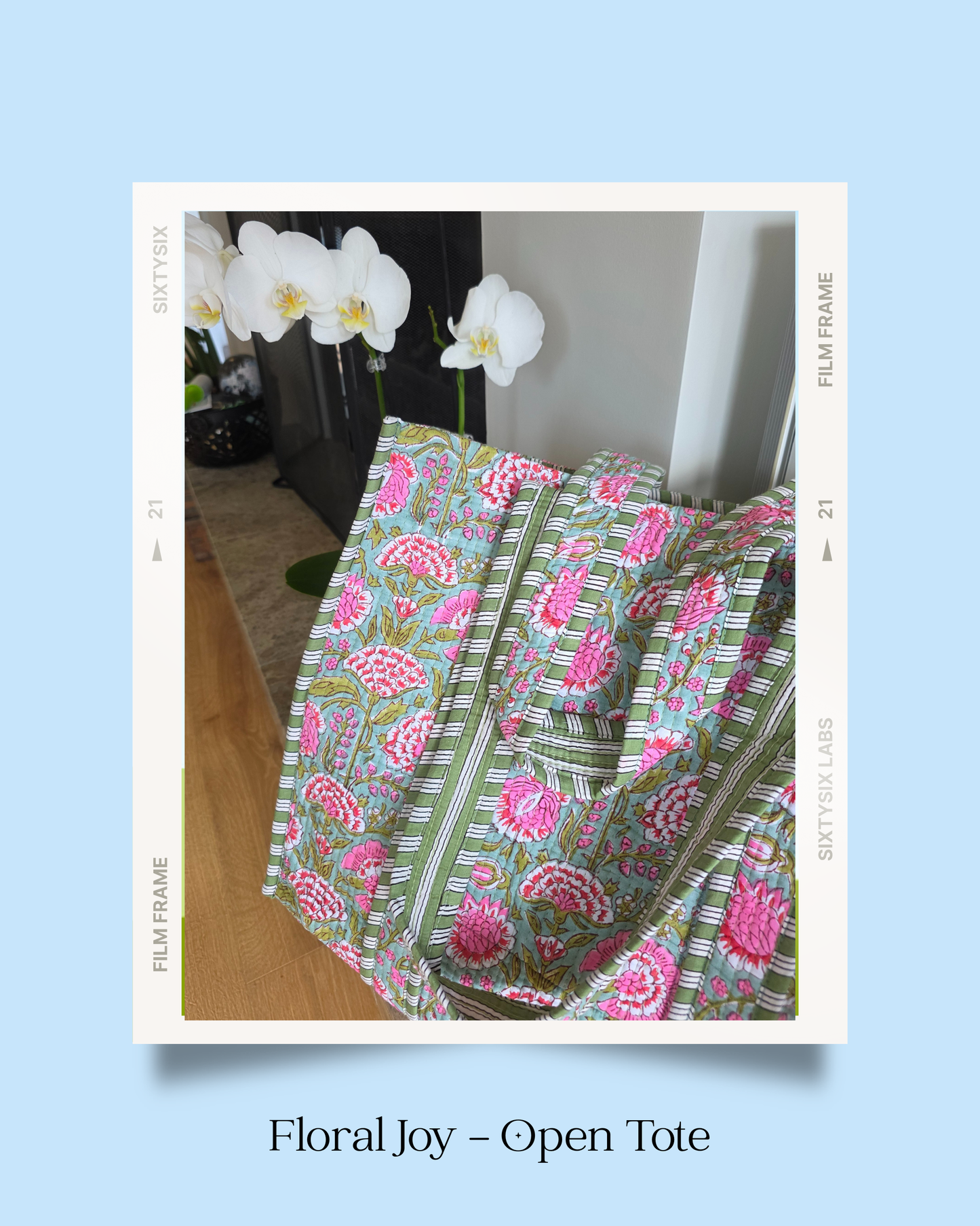Floral Joy - Open Tote Bag - NEW SEASON