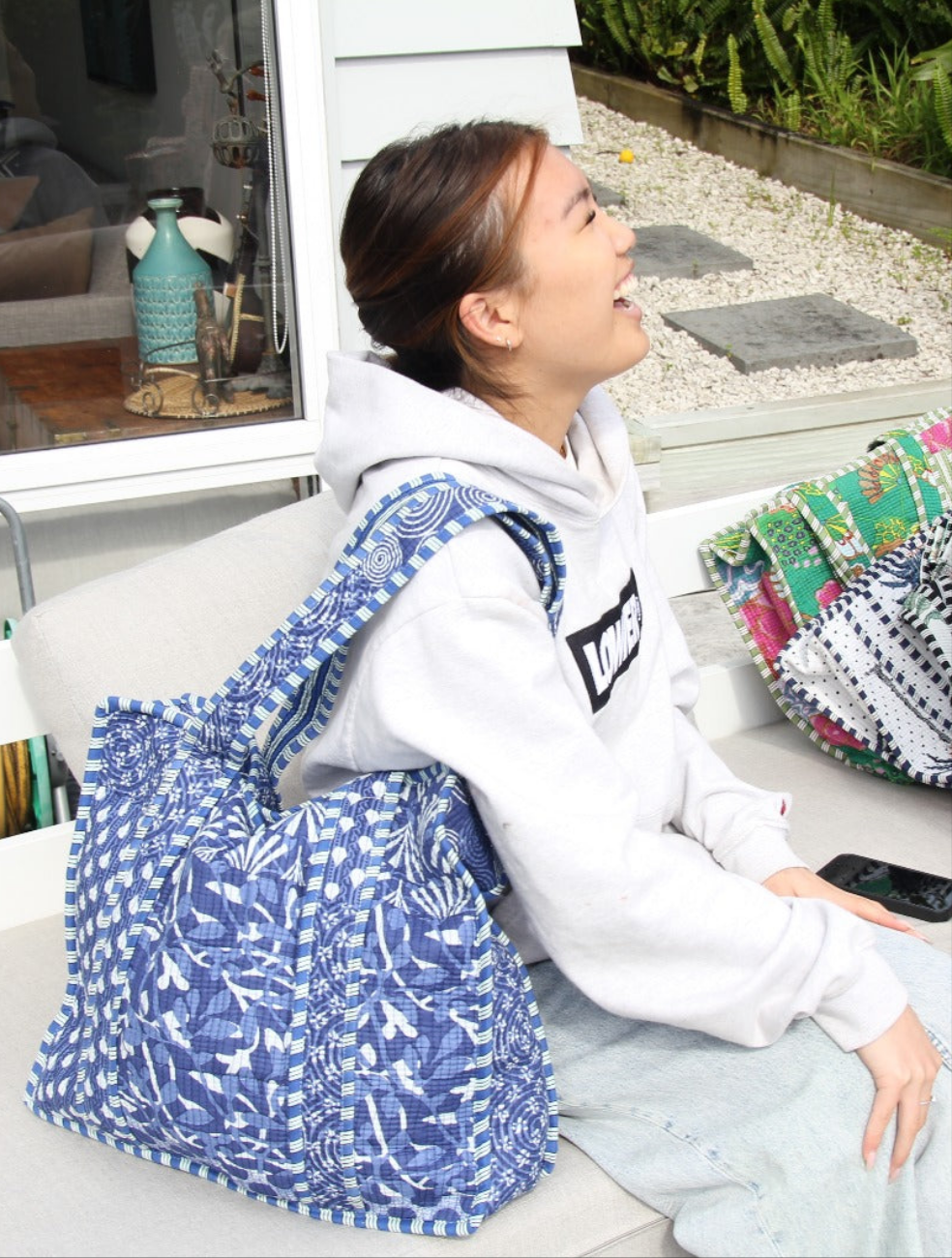 The Zip Tide - Zipped Tote Bag