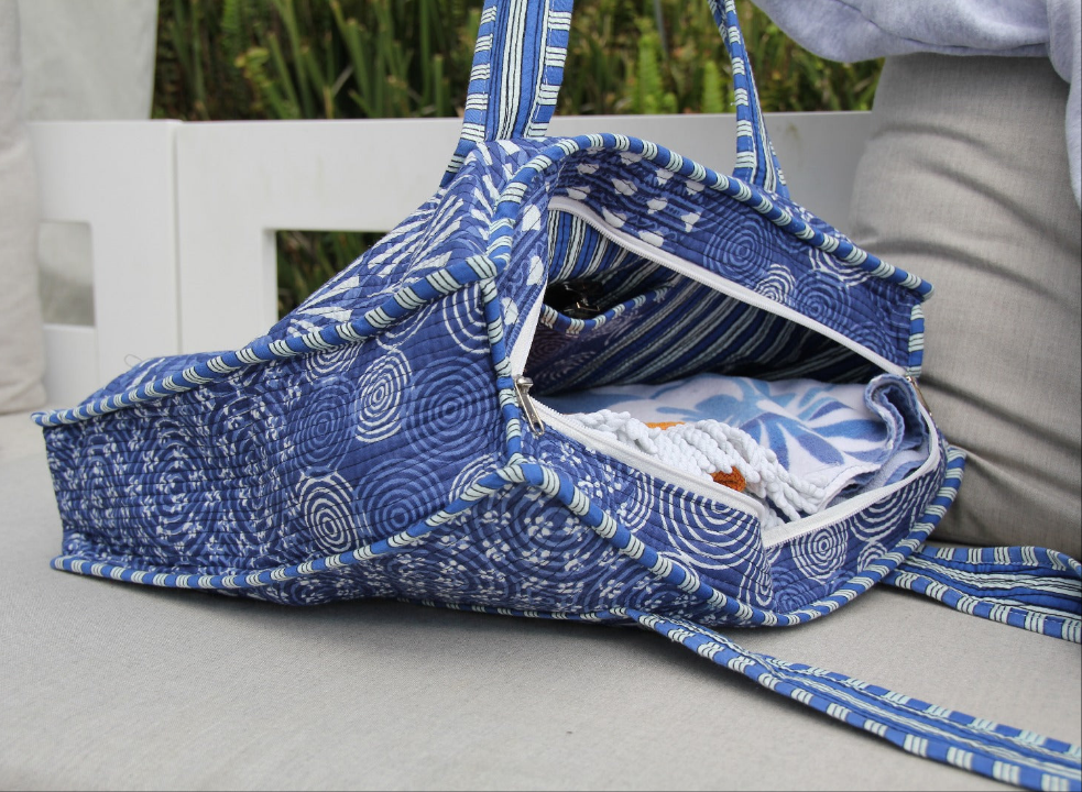The Zip Tide - Zipped Tote Bag