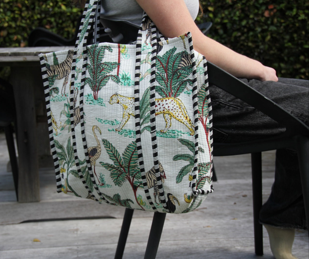 Into the Jungle - Open Tote Bag