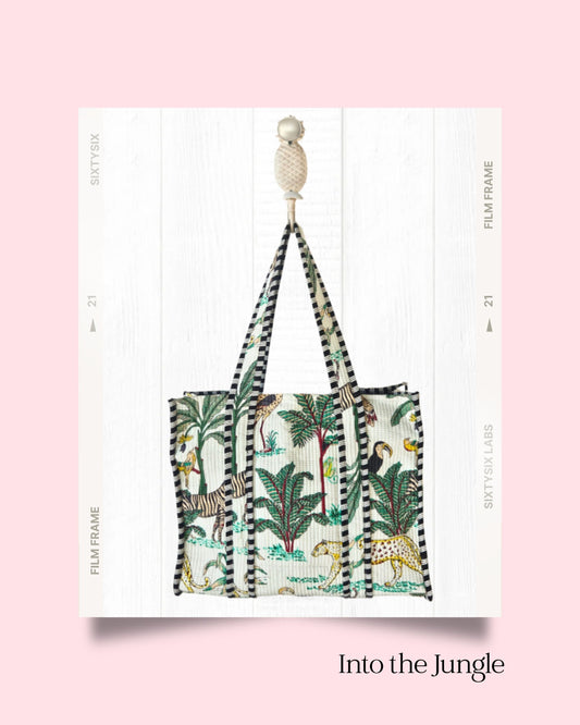 Into the Jungle - Open Tote Bag