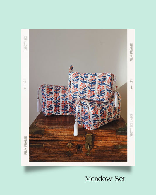 Meadow - Vanity Bag Set