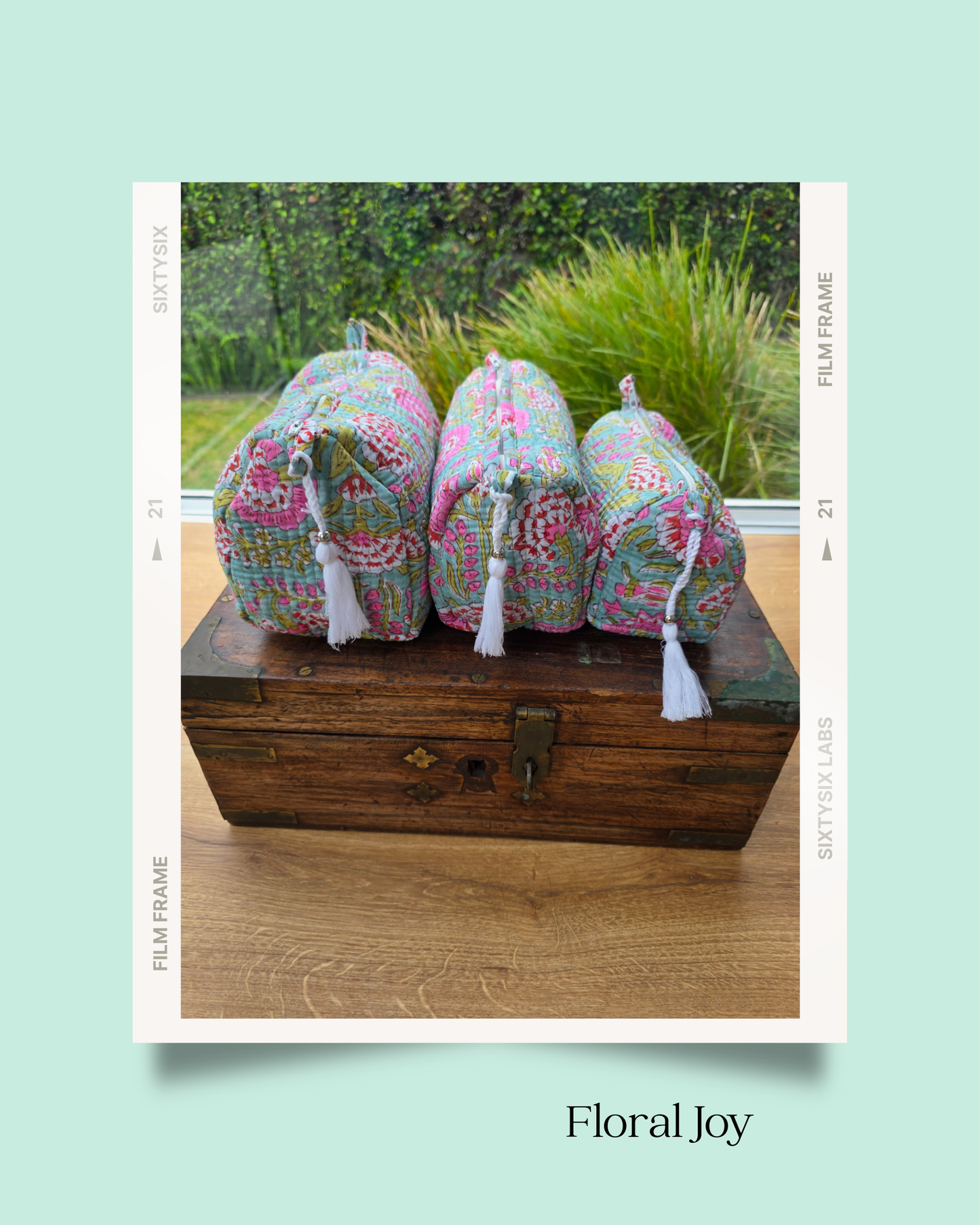 Floral Joy - Vanity Bag Set