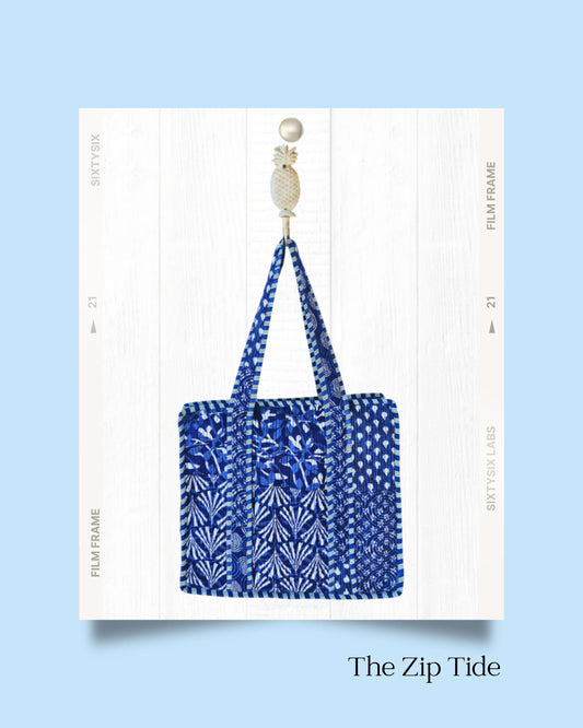 The Zip Tide - Zipped Tote Bag
