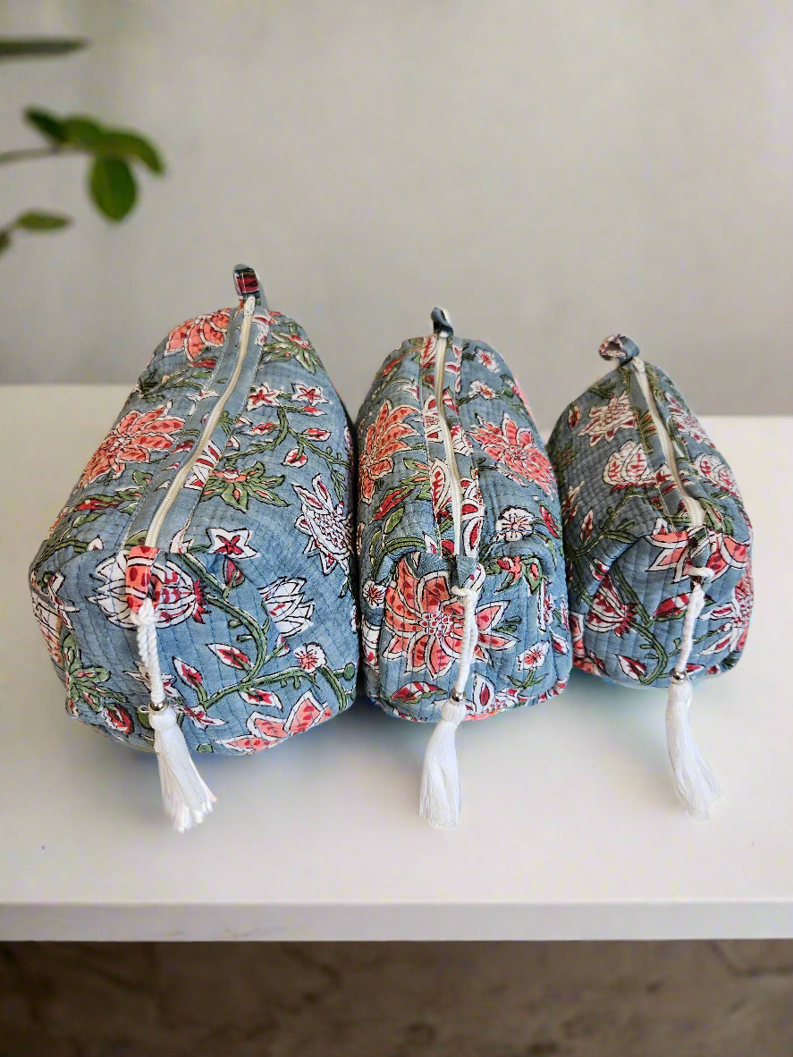 Floral Bloom - Vanity Bag Set