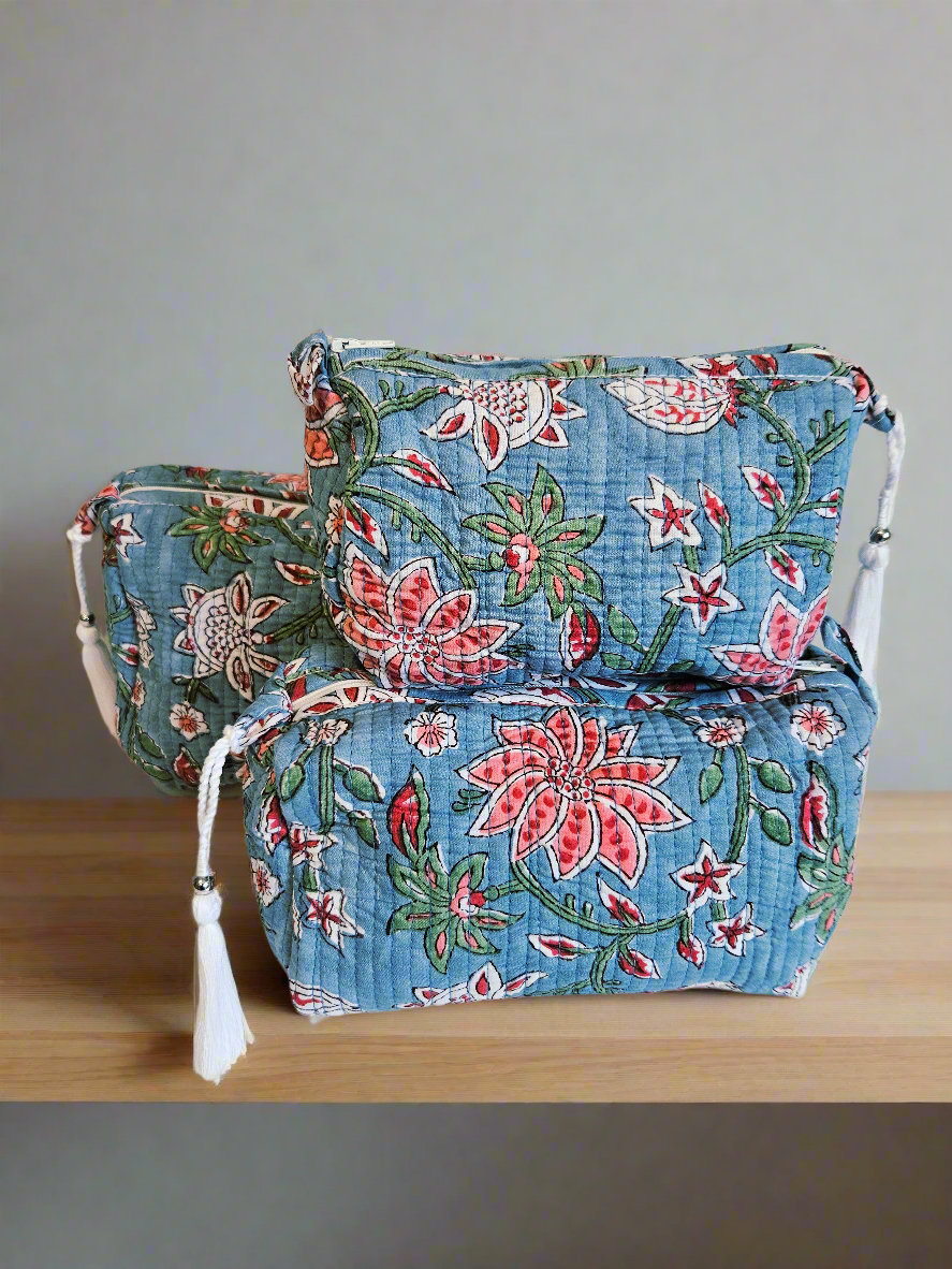 Floral Bloom - Vanity Bag Set