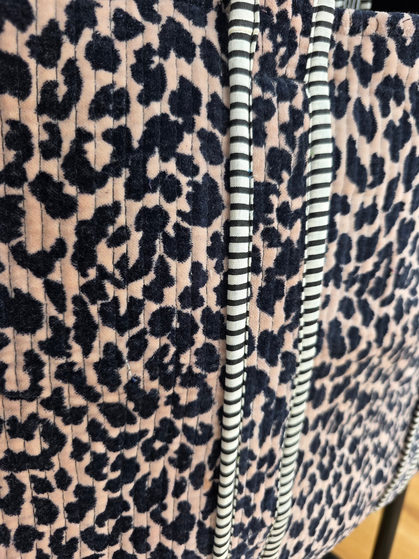 Cheetah Velvet Open Tote Bag - NEW SEASON