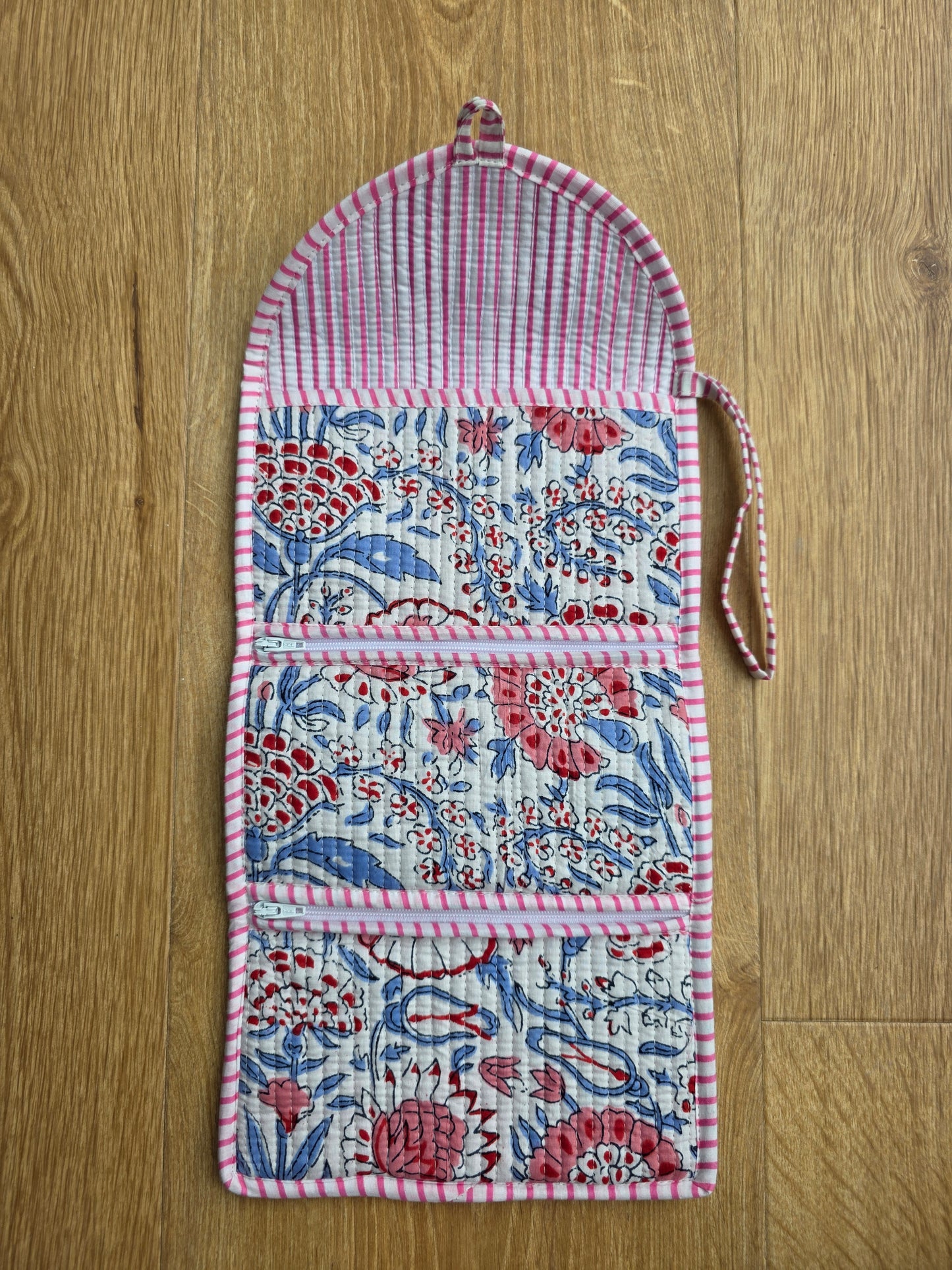 Jewellery Pouch - White Floral