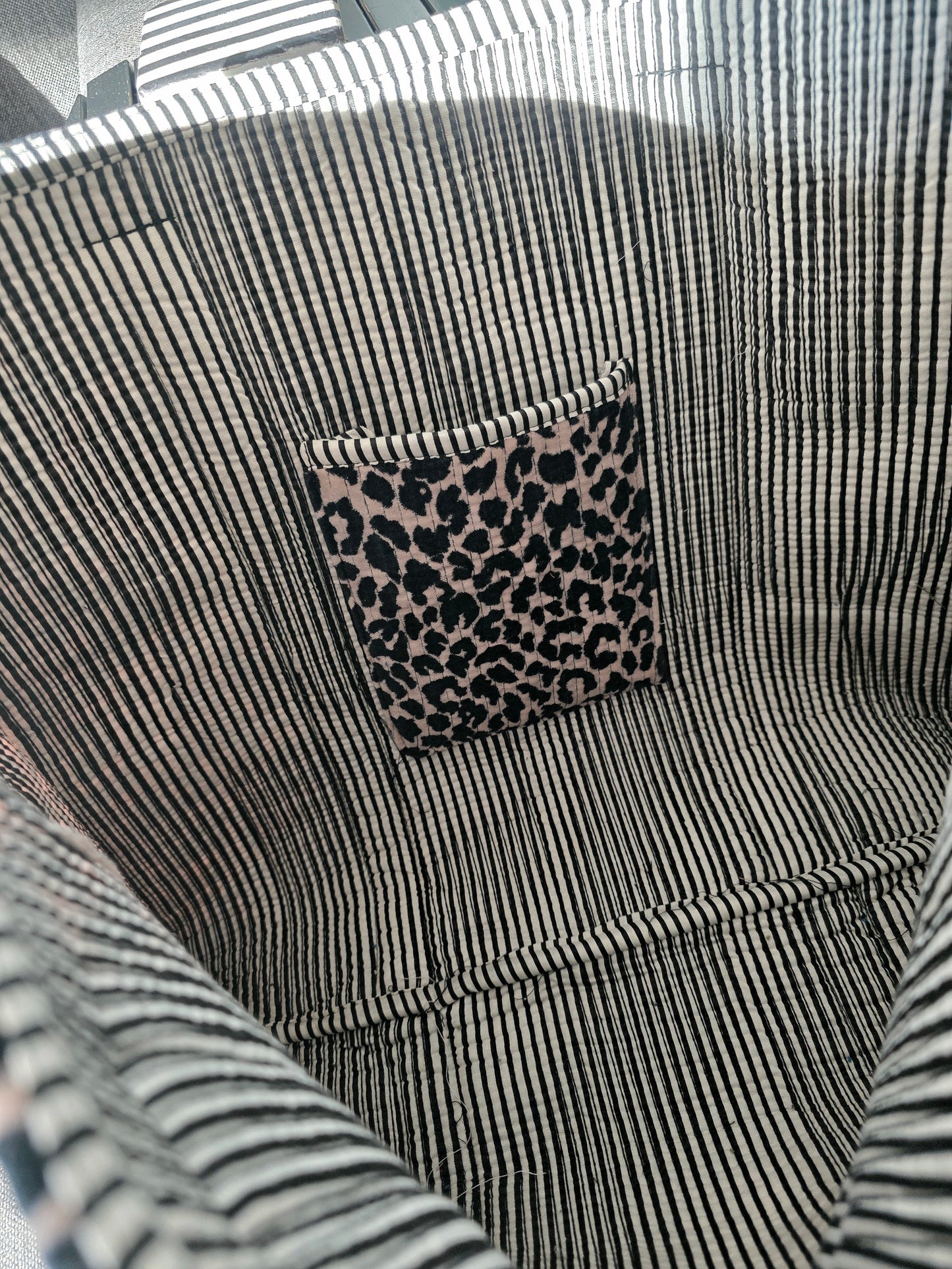 Cheetah Velvet Open Tote Bag - NEW SEASON