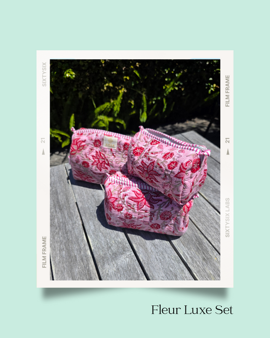 Fleur Luxe - Vanity Bag Set