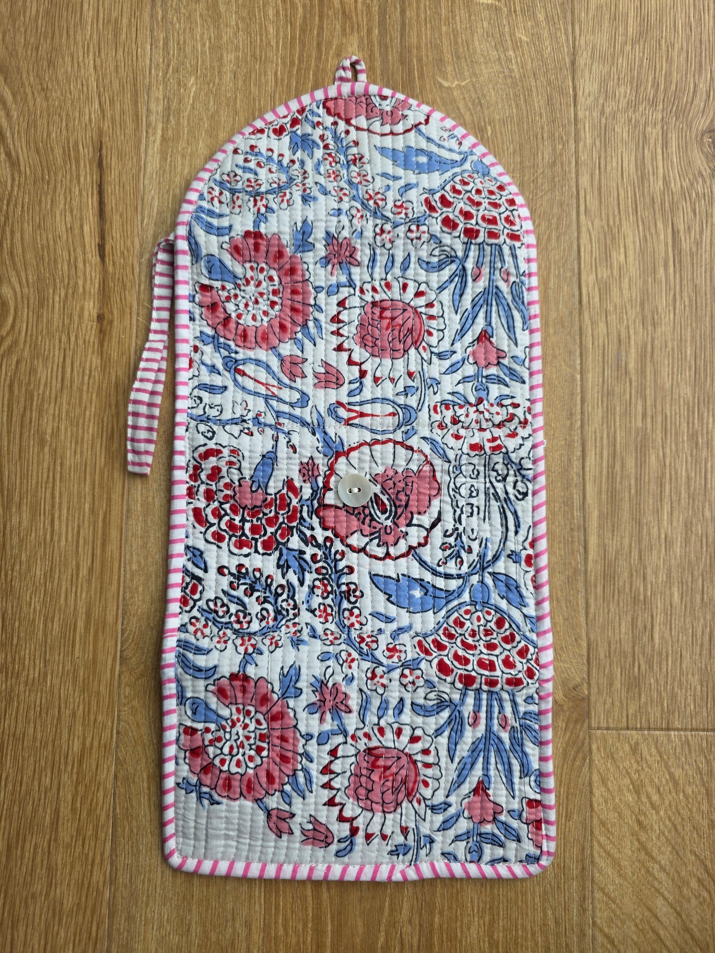Jewellery Pouch - White Floral