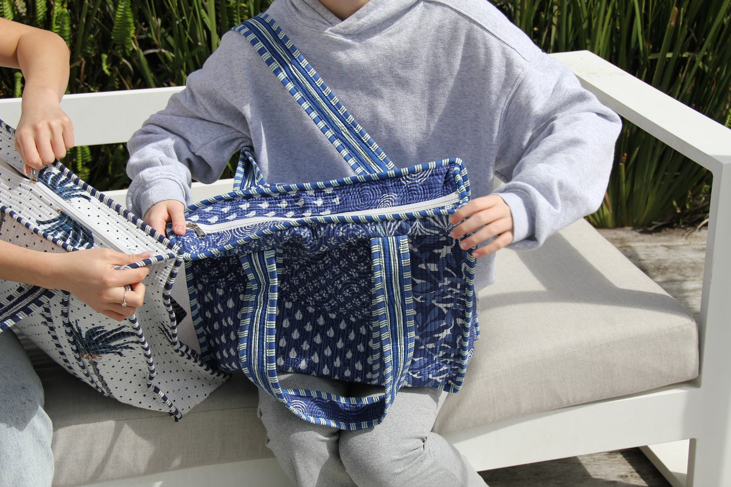 The Zip Tide - Zipped Tote Bag